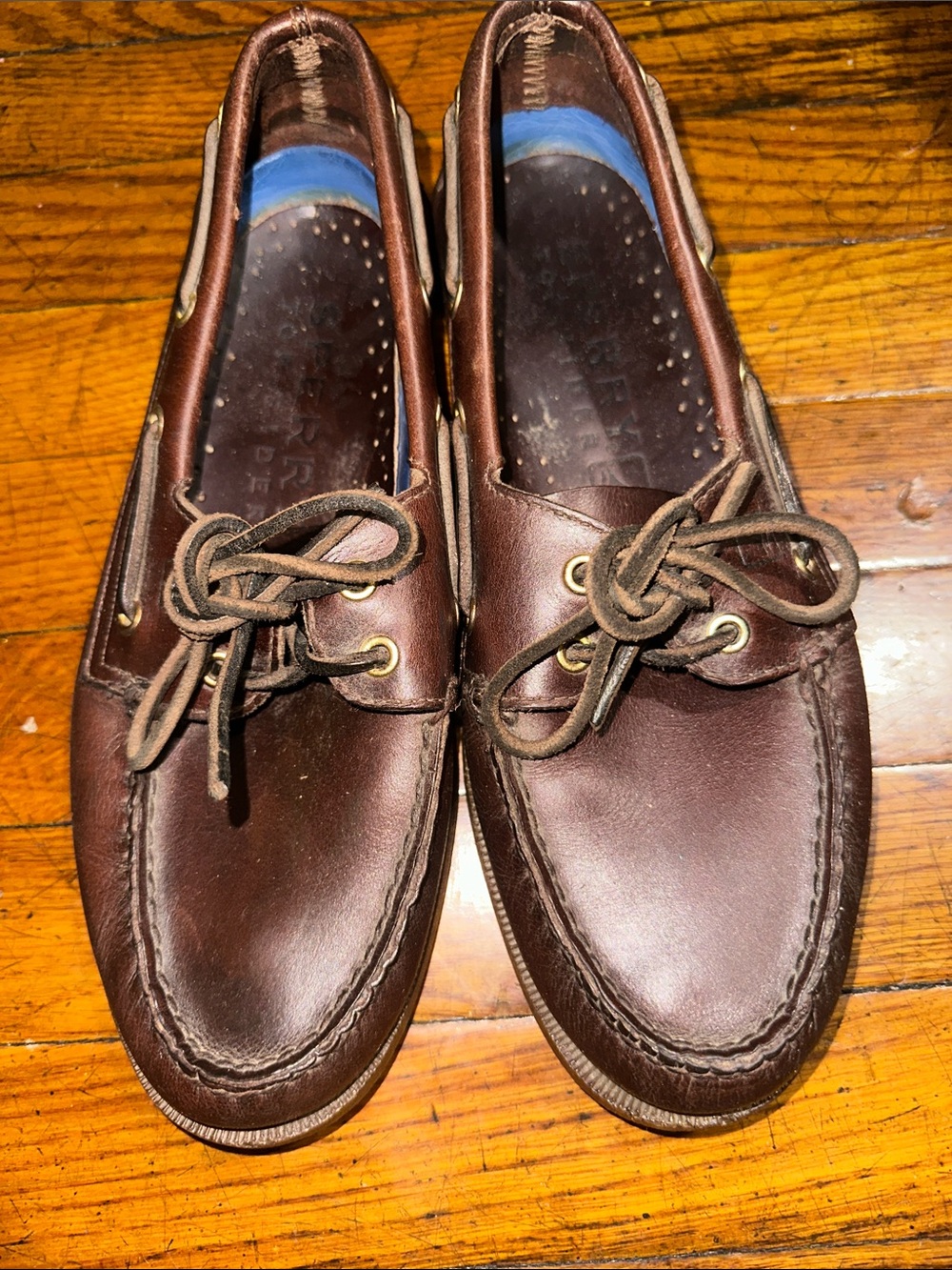 Sperry Brown Leather Men’s Boat Shoes